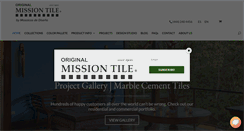Desktop Screenshot of originalmissiontile.com